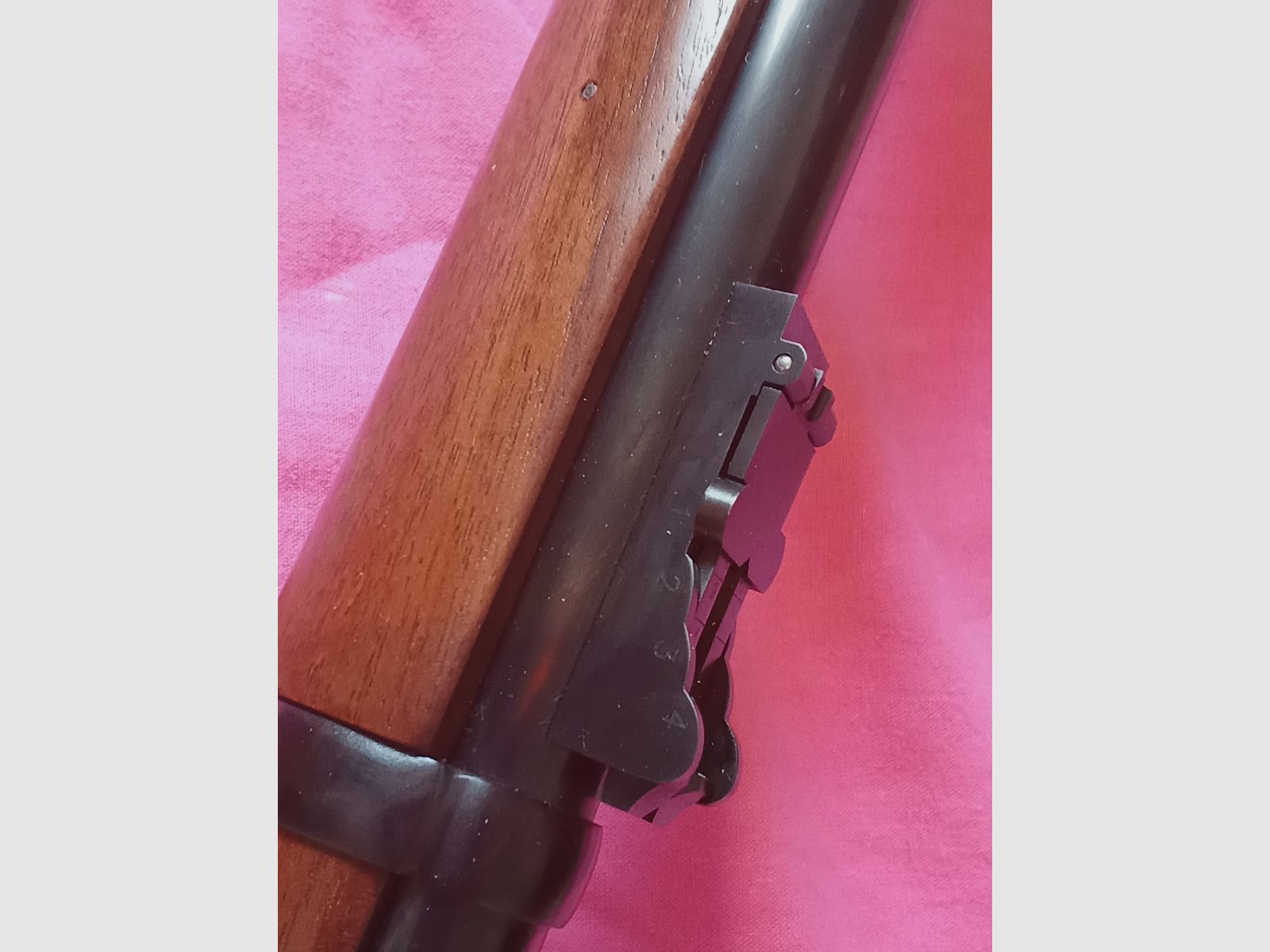 Gewehr PEDERSOLI Enfield 2 Bänder Pat 1858 mit Schlagbolzen Kal 577