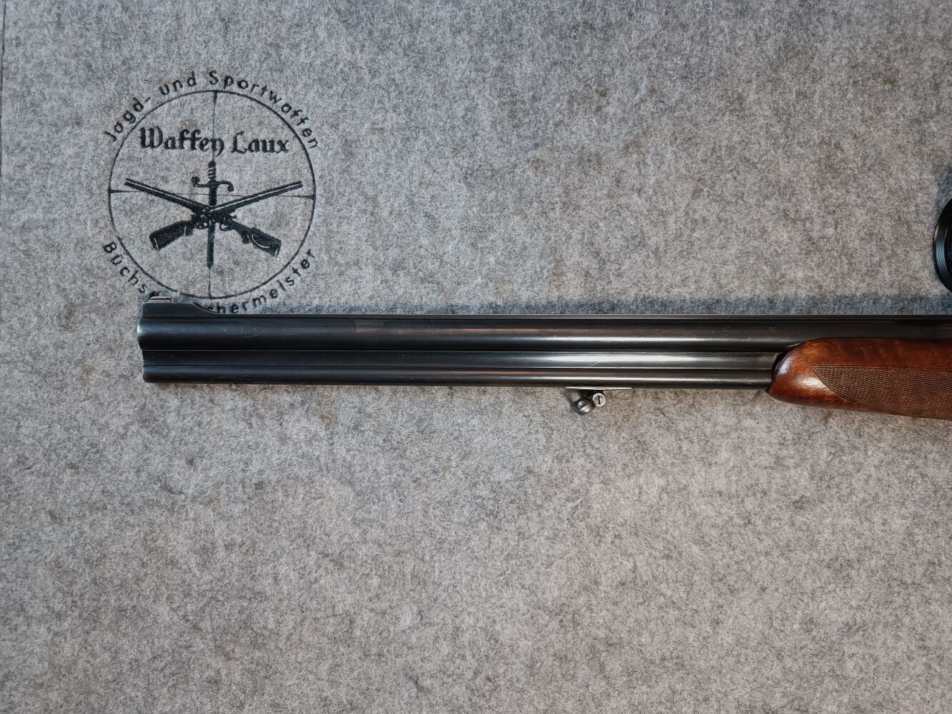 Franz Sodia Ferlach fucile sovrapposto con canna inserita K&S + ZF Doctor 2,5-10x48