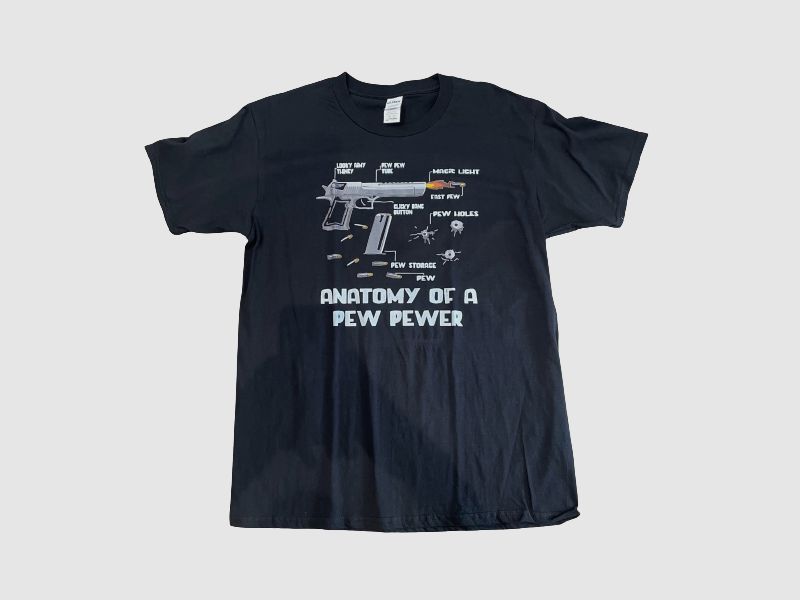 FUN-SHIRT "ANATOMY OF A PEW PEWER" - DESERT EAGLE