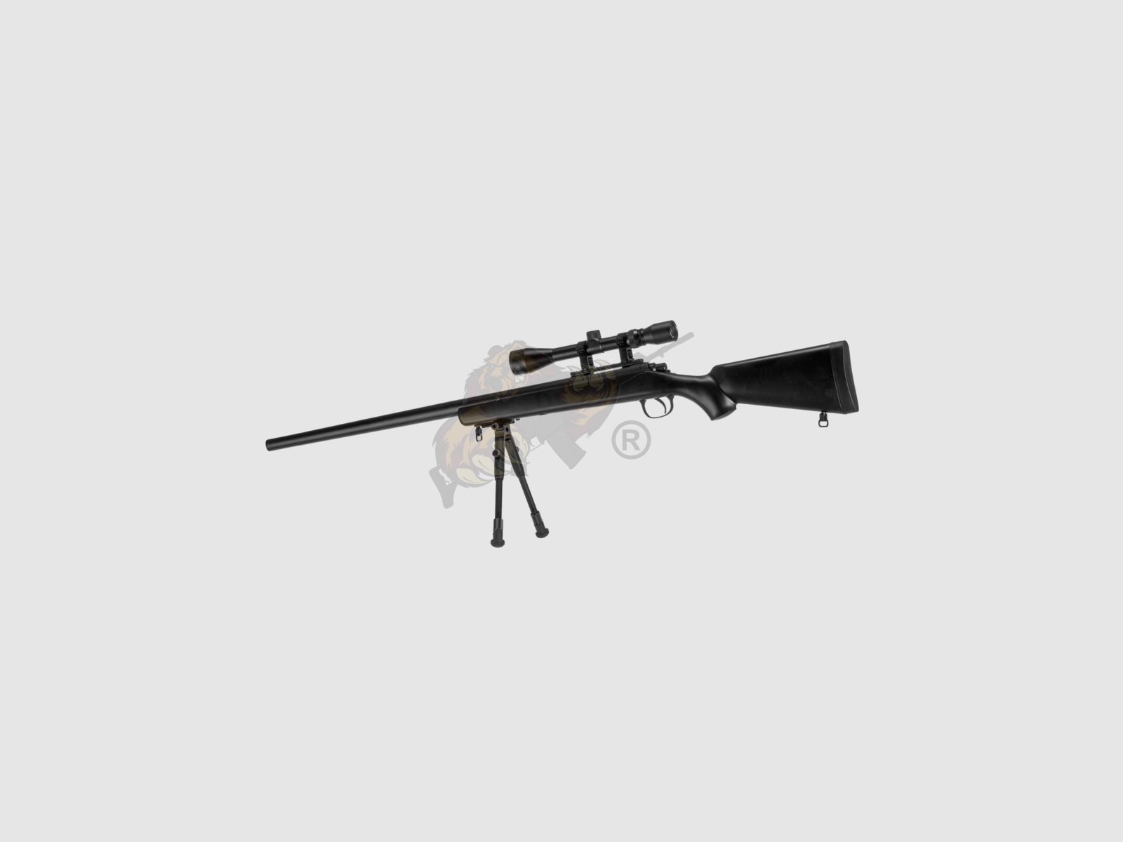 SR-1 Sniper Rifle Airsoft Set Black - Well -F-