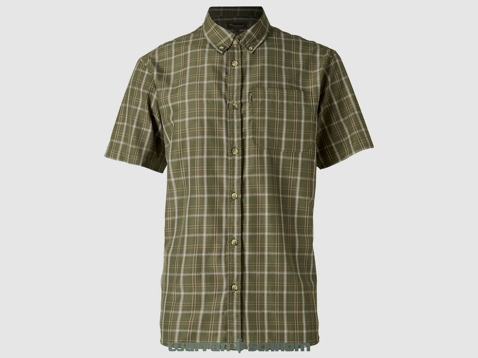 Pinewood Hemd Kurzarm Summer  Green