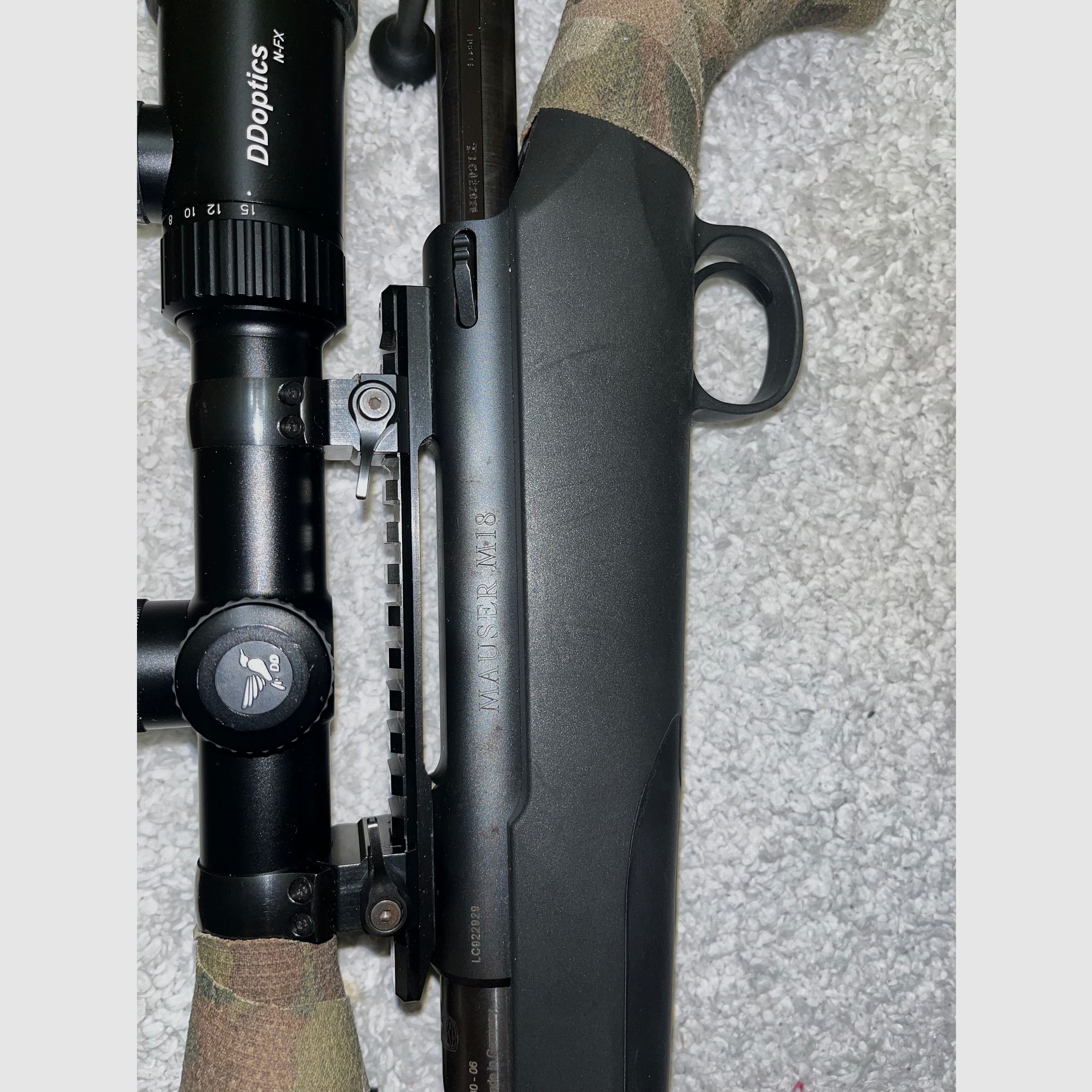 Mauser M18 - Cal. .30-06 Spring. - DD Optics N-FX 2,5-15x56 - Blaser Schalldämpfer Modell Moderator