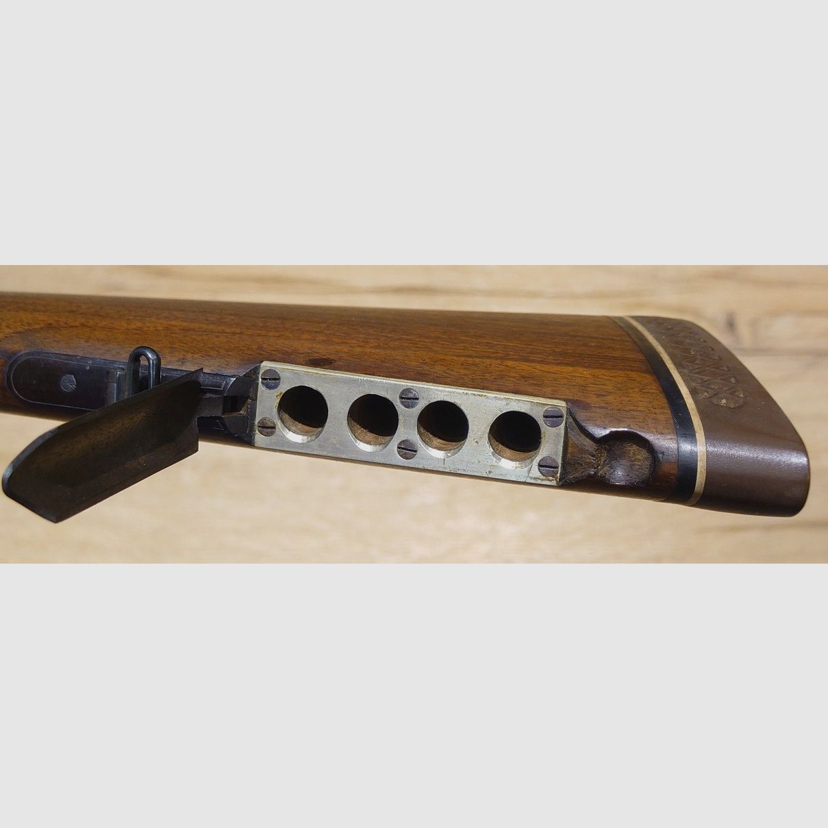 Bockbüchsflinte Ferlach Kal. 8x57IR 16/70 z Franz Kettner 6x42