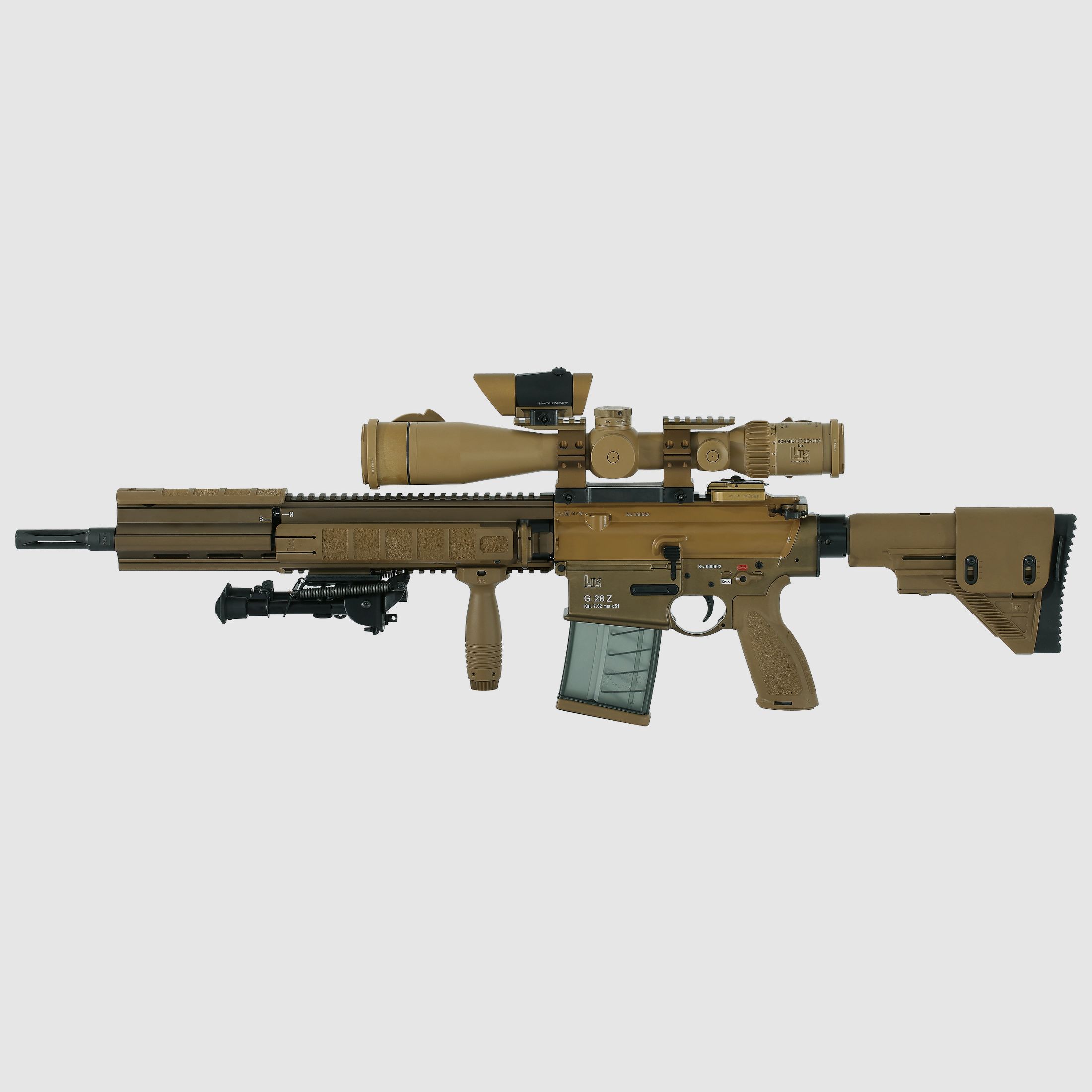 Heckler & Koch G28Z mit Schmidt &amp; Bender PMII, Kaliber .308Win || halbautomatische Büchse