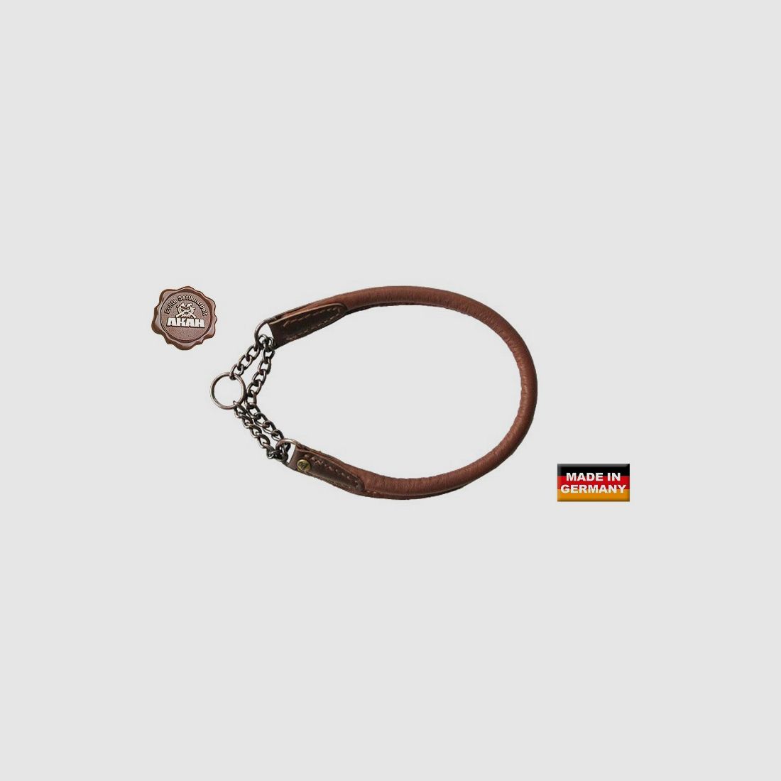 Albrecht-Kind Halsband Elchleder 30cm Hundehalsbänder & Geschirre