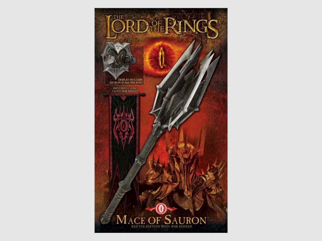 Herr der Ringe - Streitkolben von Sauron und Der Eine Ring, Red Eye Edition
