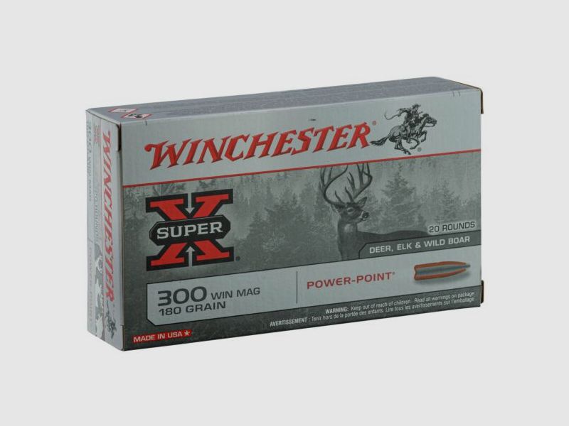 Winchester Power Point Pociski Łowieckie Kaliber 300WIN, zdjęcie 7 z 8