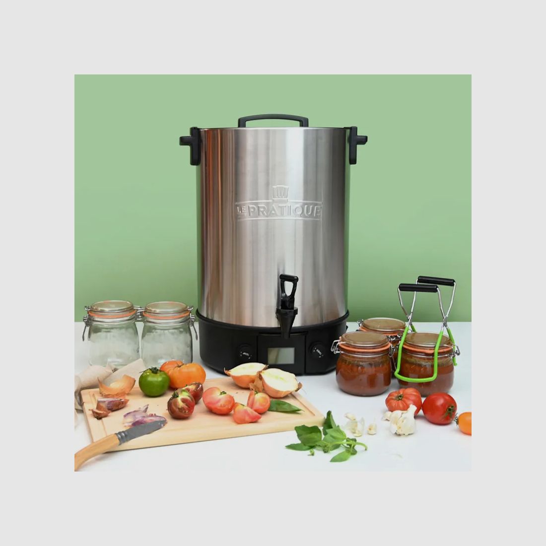 Sterilisator-Set 30 L, Zange und Einmachöffner Le Pratique, Bild 1 von 9