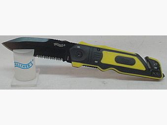 Messer RK - klappbar, schwarz-gelb