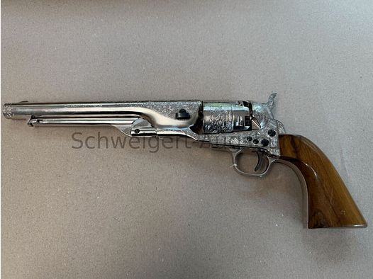 Perkussionsrevolver Galesi Rigarmi Brescia Army 1860 graviert .44(BlackPowder)