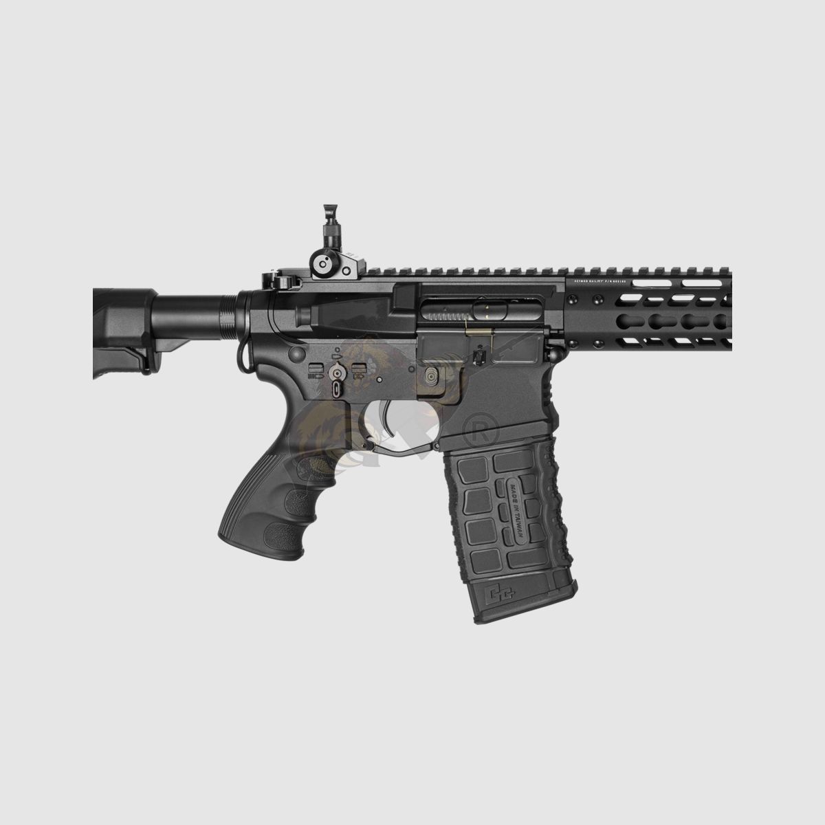 G&G GC16 Wild Hog 7" z ETU w czarnym Airsoft S-AEG wolny od 18
