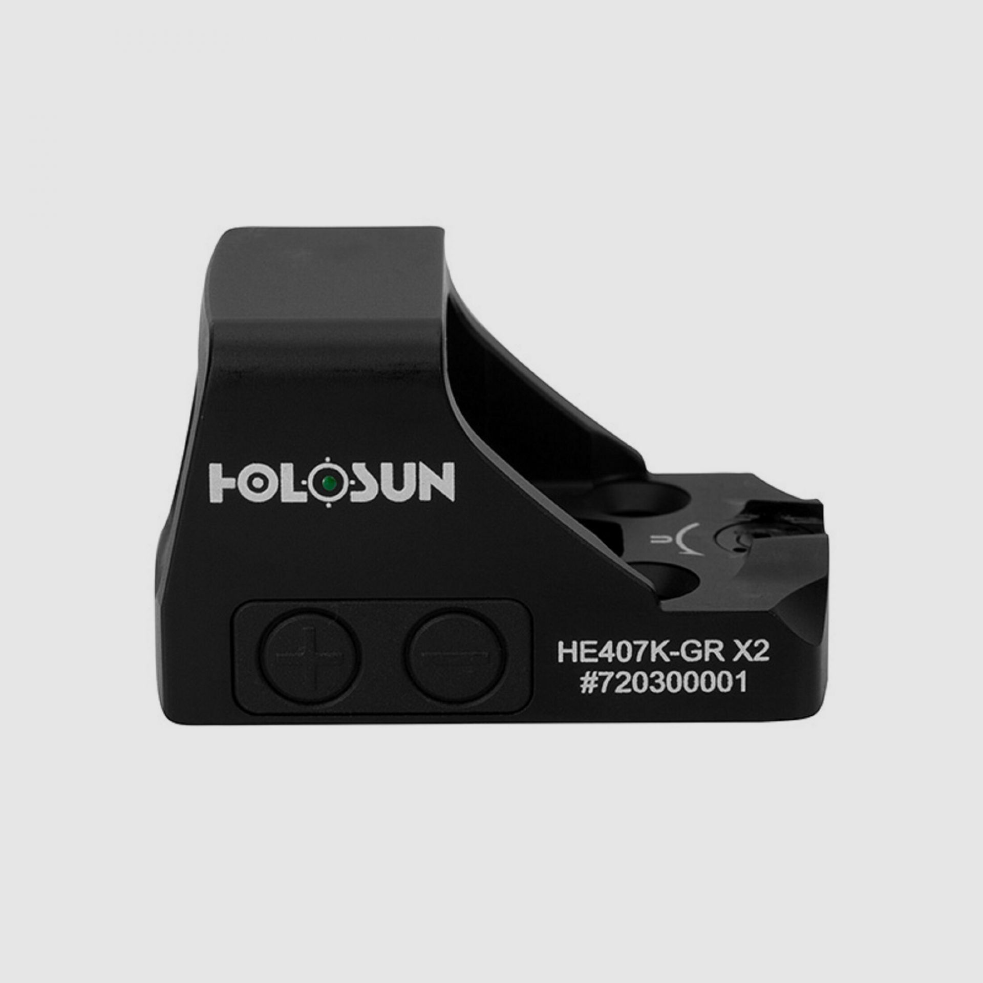 Holosun Mirino Reflex HE407K-GR-X2 con punto verde 6MOA, immagine 2 di 9