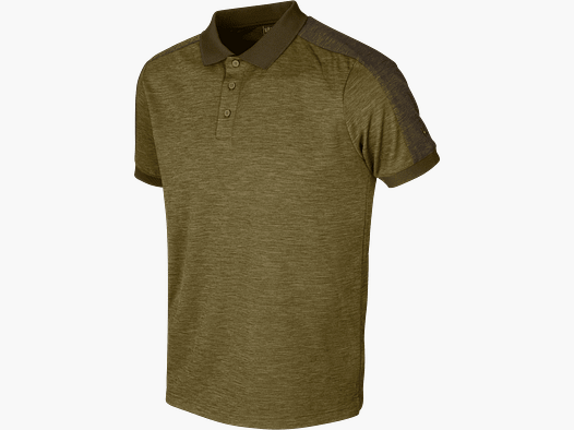 Härkila Tech polo Dark Olive / Willow green