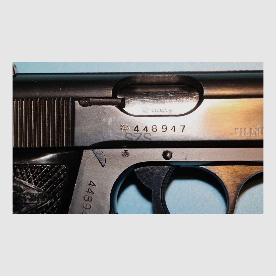 Manurhin PP für Tillhör Polisen