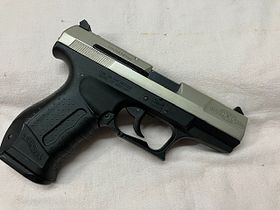 Walther P99 blank firing pistol 9 mm P.A.K. bicolor