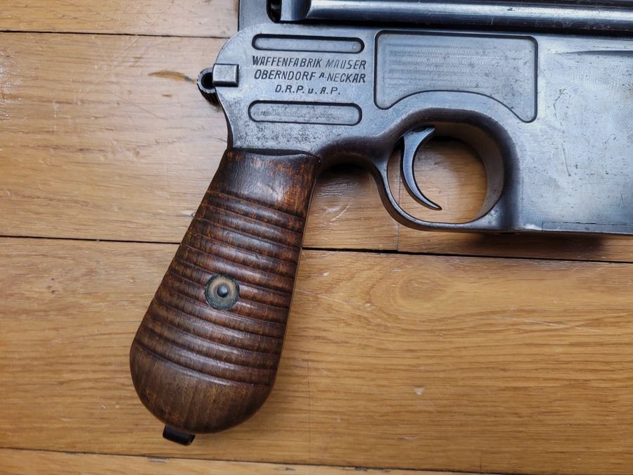 Seltener Mauser C96 Pistol, Modell 1930 – Mauser-Fertigung für die Chinesische Revolution – Original Mauser Schaft-Holster – 10 Schuss im Kaliber 7,63 Mauser – Wunderschönes Stück!, Bild 8 von 22