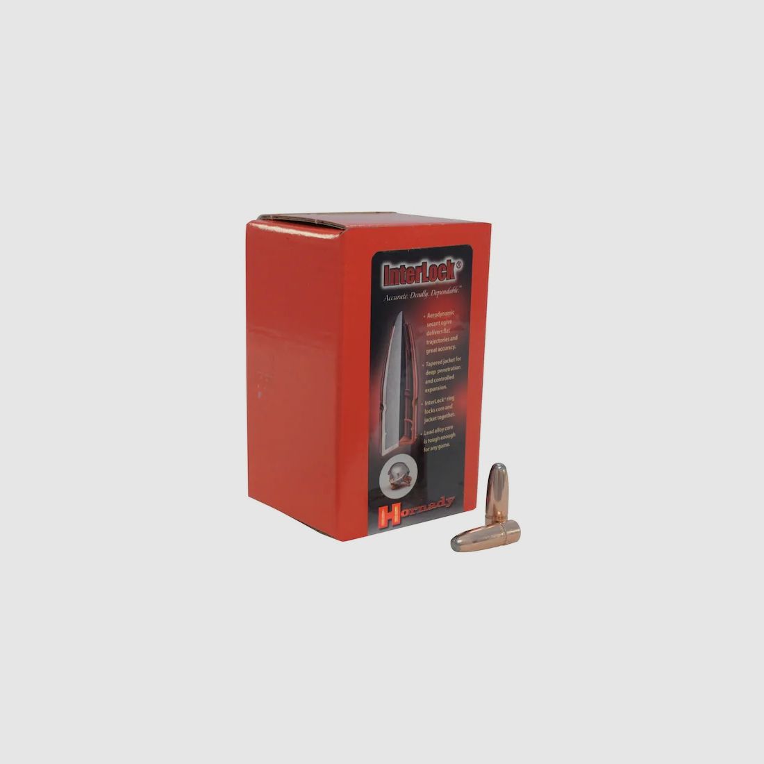 Balle Hornady .303/.312 INTERLOCK RN 174GR 100 pièces