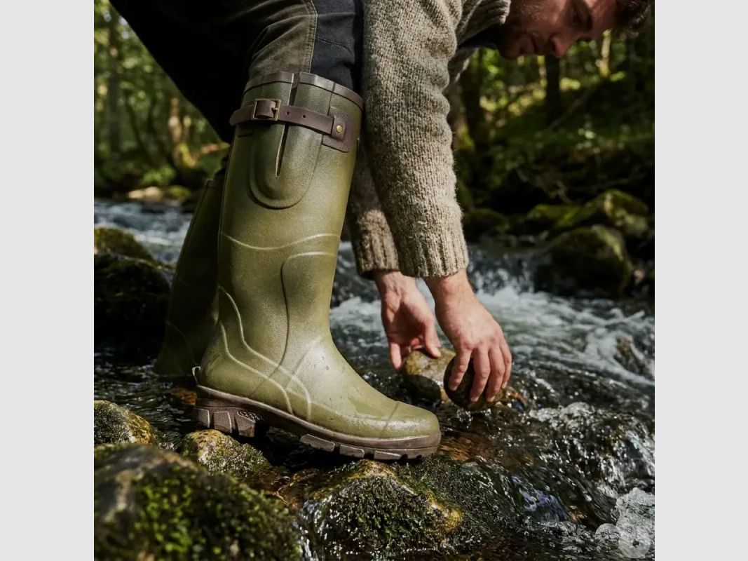 Botas de goma TeamWood Colorado con fuelle en caqui, imagen 5 de 16