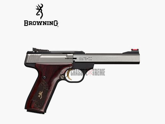 Pistole BROWNING Buck Mark Medaillon Edelstahl Kal. 22 Lr