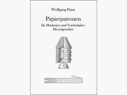 Papierpatronen für Musketen und Vorderlader-Dienstgewehre