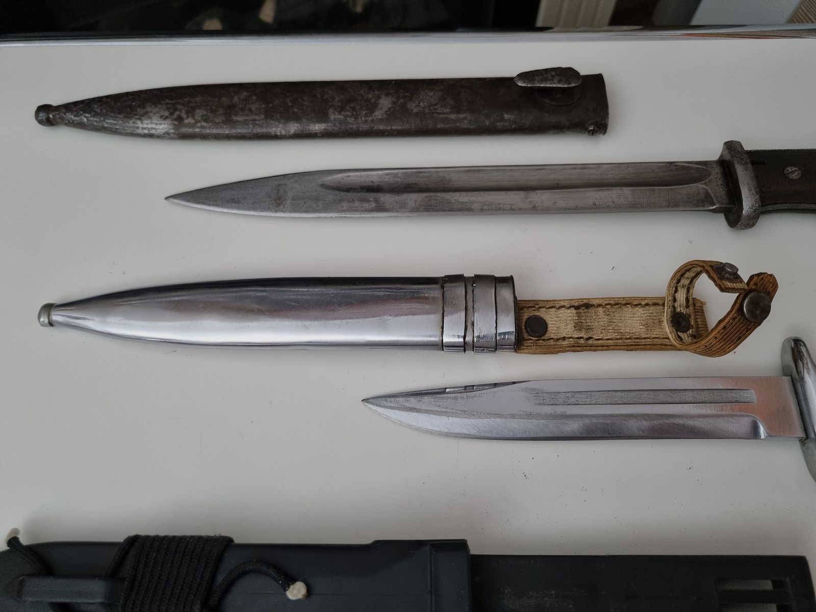 3x Bajonett, Dolch, Messer