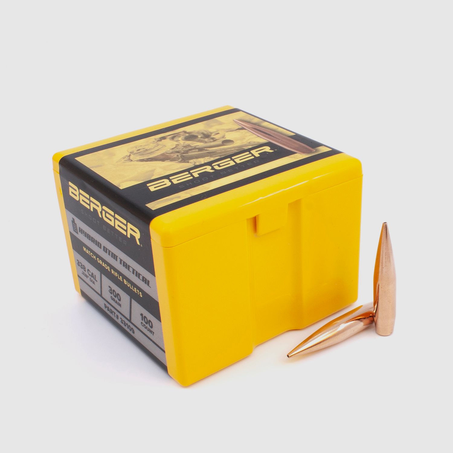 Berger Geschoss .338 Hybrid OTM Tactical 300GR 250 Stück