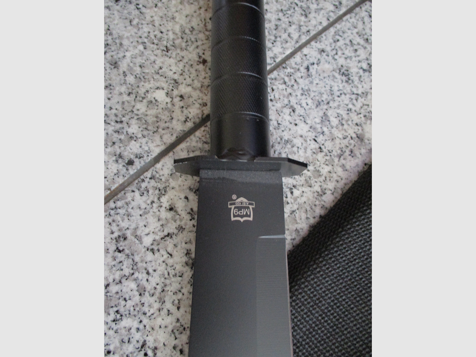 MP 9 Black Panther Machete mit Kompass NEU