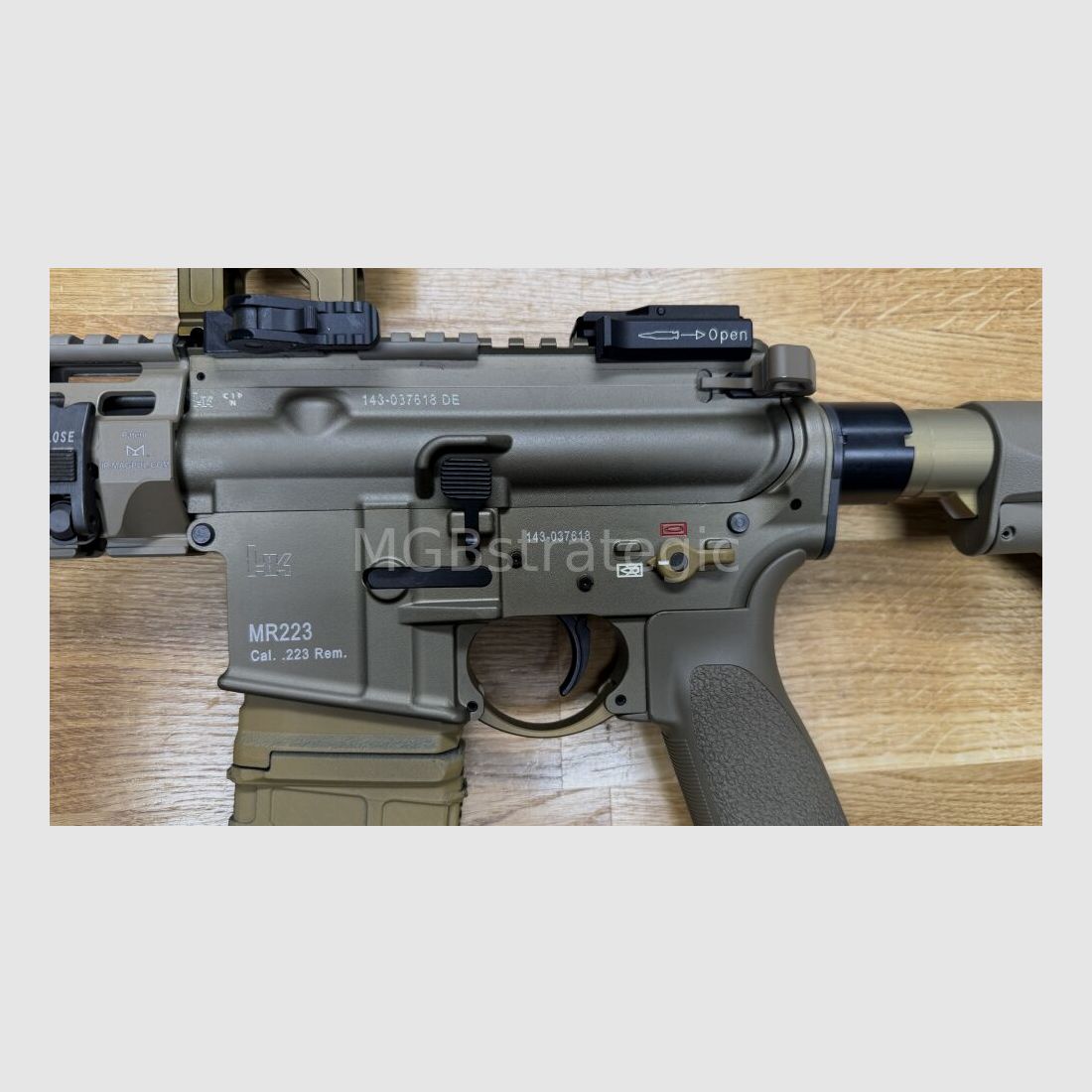Heckler & Koch MR223 A3 Slim-Line 12,5" canon - carabine semi-automatique .223Rem H&K M-LOK garde de canon / canon tourné et raccourci / système HK416