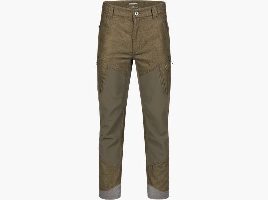 Herren Vintage Whizz Softshell Hose Dunkelbraun Mélange Dunkelbraun Mélange 58
