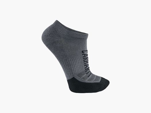 Carhartt Force Chaussettes Basses 3-Pack Homme Carbon Heather XL