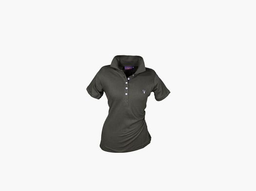 Hubertus Damen Polo Shirt olive pink