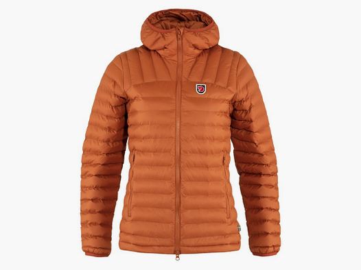 Fjällräven Damen Jacke Expedition Lätt Hoodie Terracotta Brown M