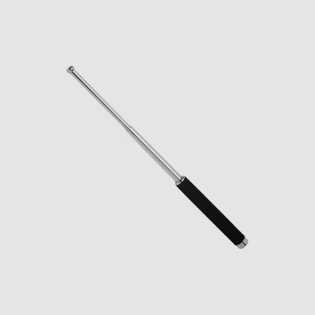 BlackField Teleskop Schlagstock 21" Moosgummi Silber