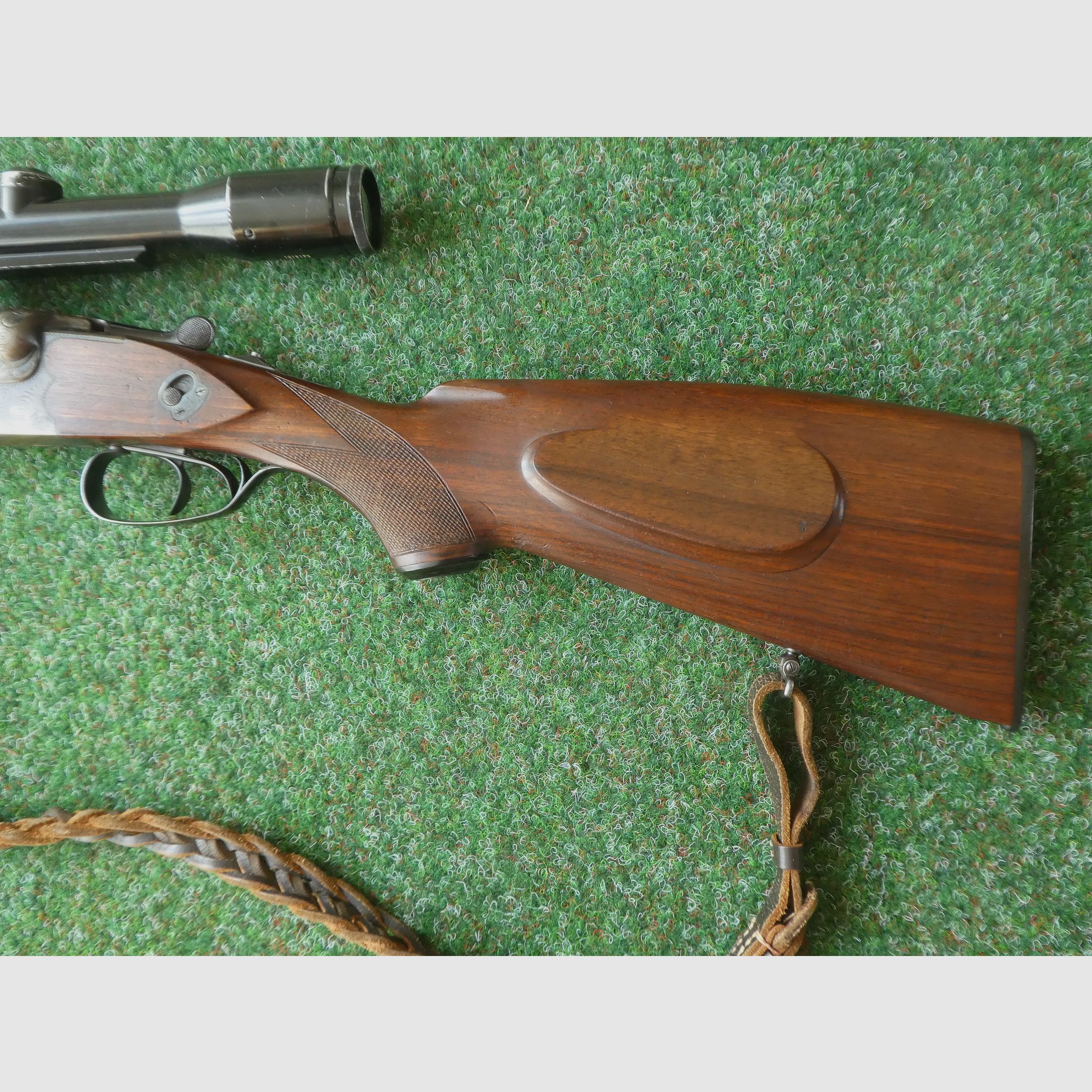 Suhler Drilling Mod 32 im Kaliber 16/70 und 7x57R, Q1 gestempelt