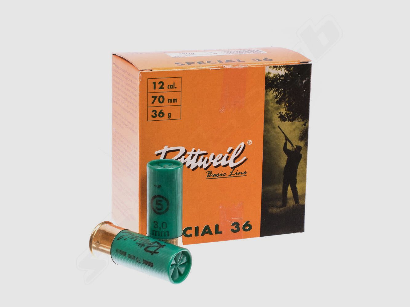 Rottweil Special 36 shotgun cartridges cal. 12/70 - 3.2 mm