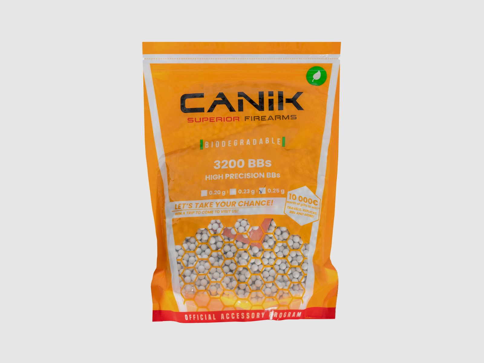 Canik 6mm BIO BBs Weiß 0,25 g 3.200 Stück