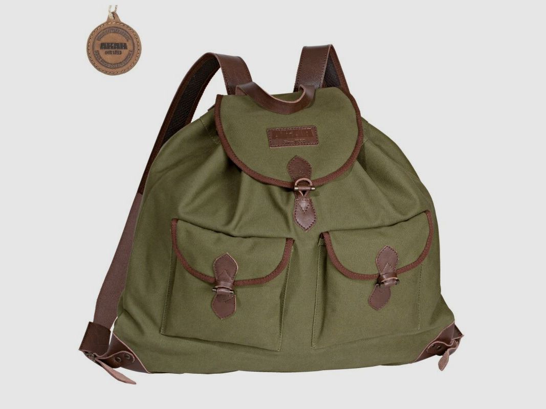 AKAH Canvas Rucksack lautlos