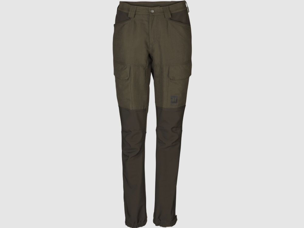 Härkila Scandinavian Women Willow green/Deep brown Summer Trousers Ladies