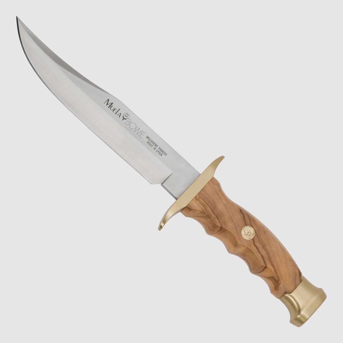 Muela klassisches Bowie Messer Hornet W mit hochwertiger Lederscheide