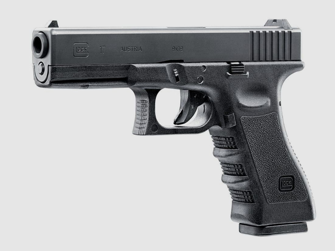 Glock 17 Gas-Airsoft-Pistole mit Stahl-Schlitten, Bild 4 von 6