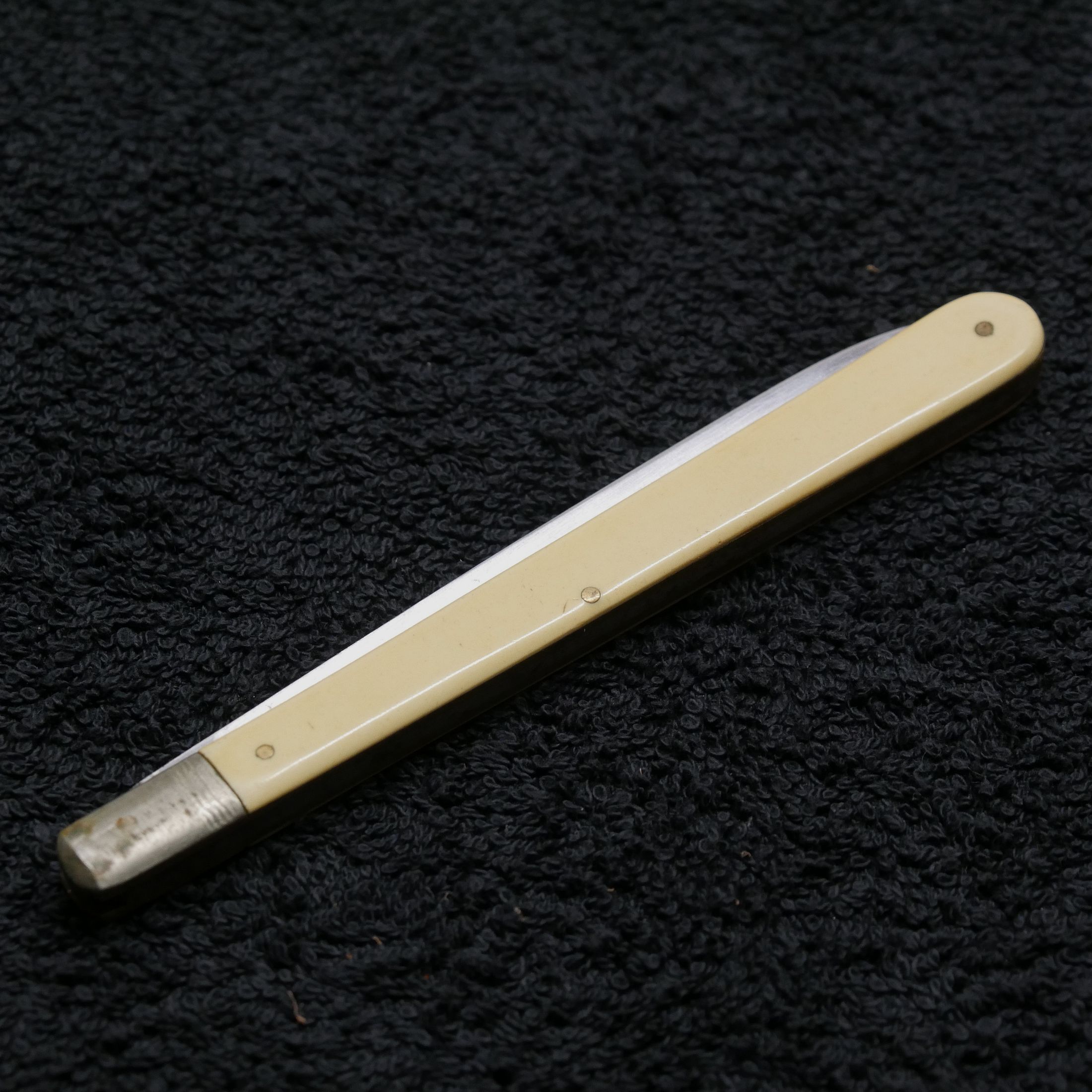 Klappmesser ED. Wüsthof Solingen Dreizack Wurstprobiermesser Rostfrei vintage