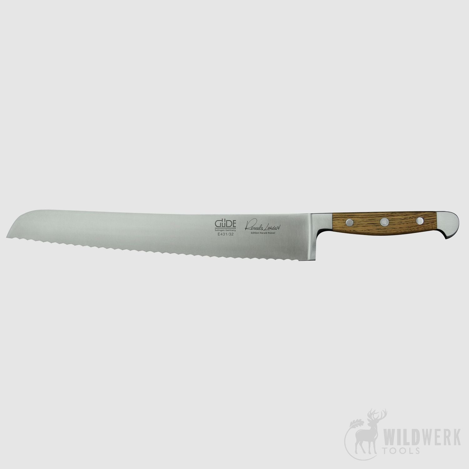 Couteau à pain Güde "Franz Güde" Alpha Chêne