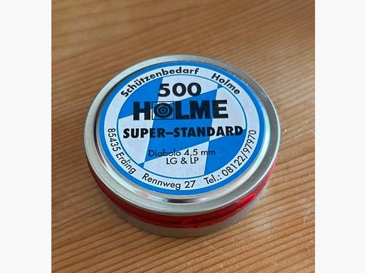 Holme Super Standard 4,5mm Diabolo nuovo 25.000 colpi