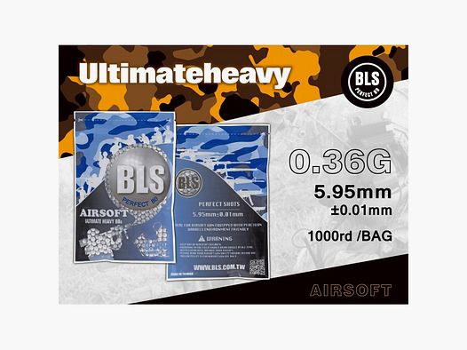 0,36G - BLS BIO BB'S 1000 Schuss, weiß
