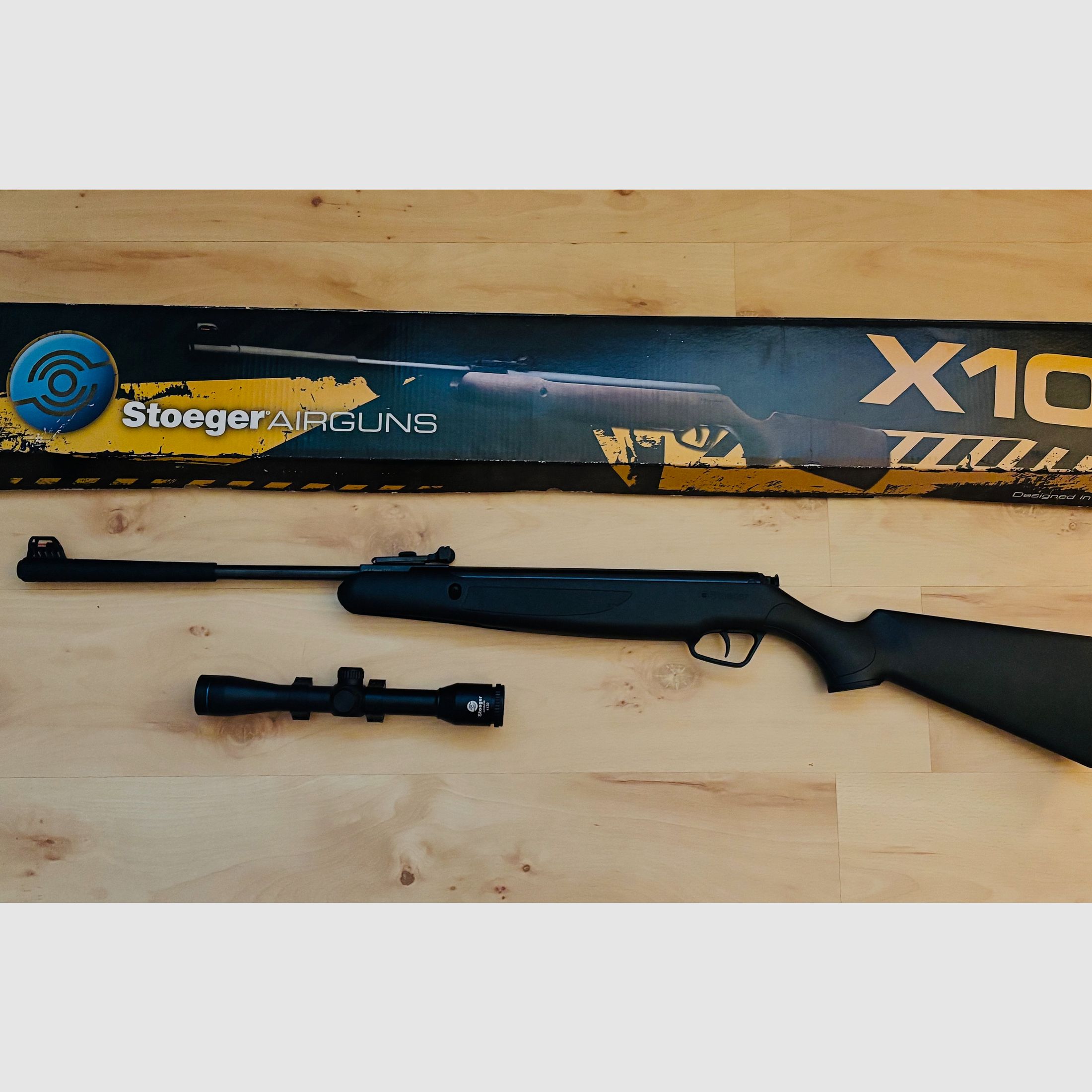 Stoeger X10 Synthetic luchtgeweer 4,5 mm – 7,5 J – F in vijfhoek – TOP staat, afbeelding 1 van 3