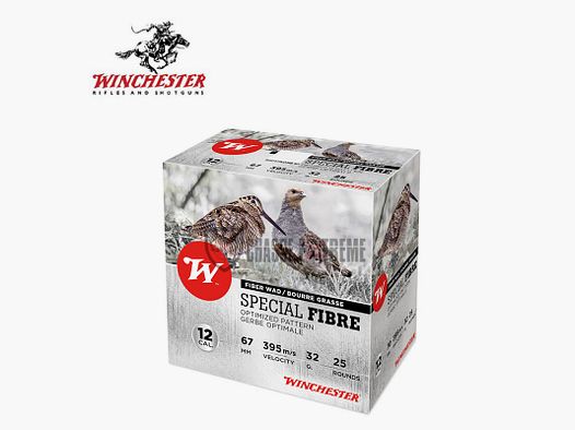 25 Cartucce WINCHESTER Special Fibre 32g cal 12/67