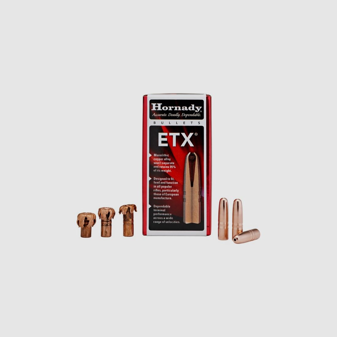 Proiettile Hornady 6,5mm/.264 ETX 140GR 50 pezzi