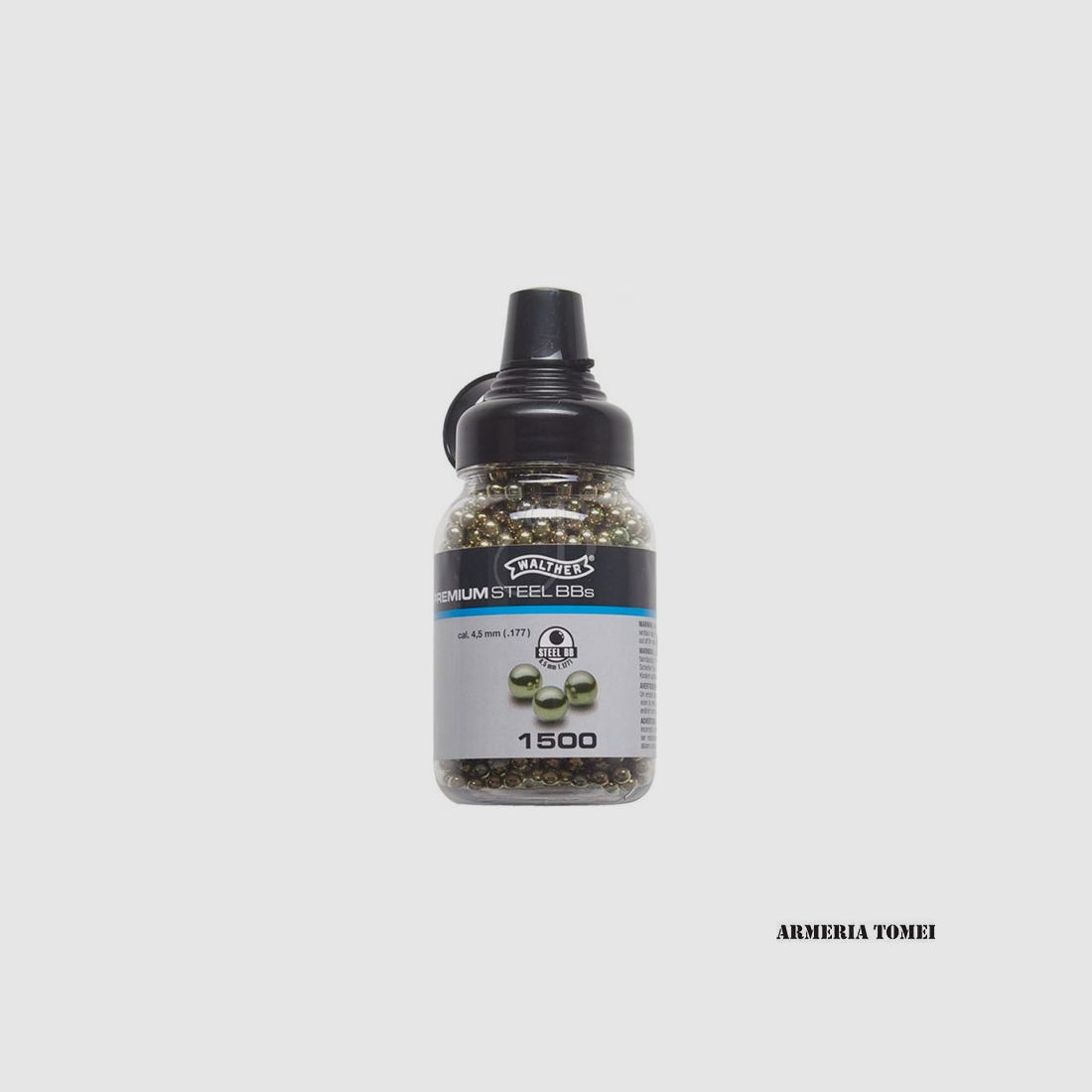 BALINES AIRE COMPRIMIDO – WALTHER – BALINES DE ACERO PREMIUM cal. 4,5mm (.177) (1500 pzs)