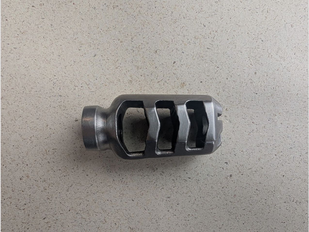 .223 muzzle flash suppressor / muzzle brake made of titanium ultra-light