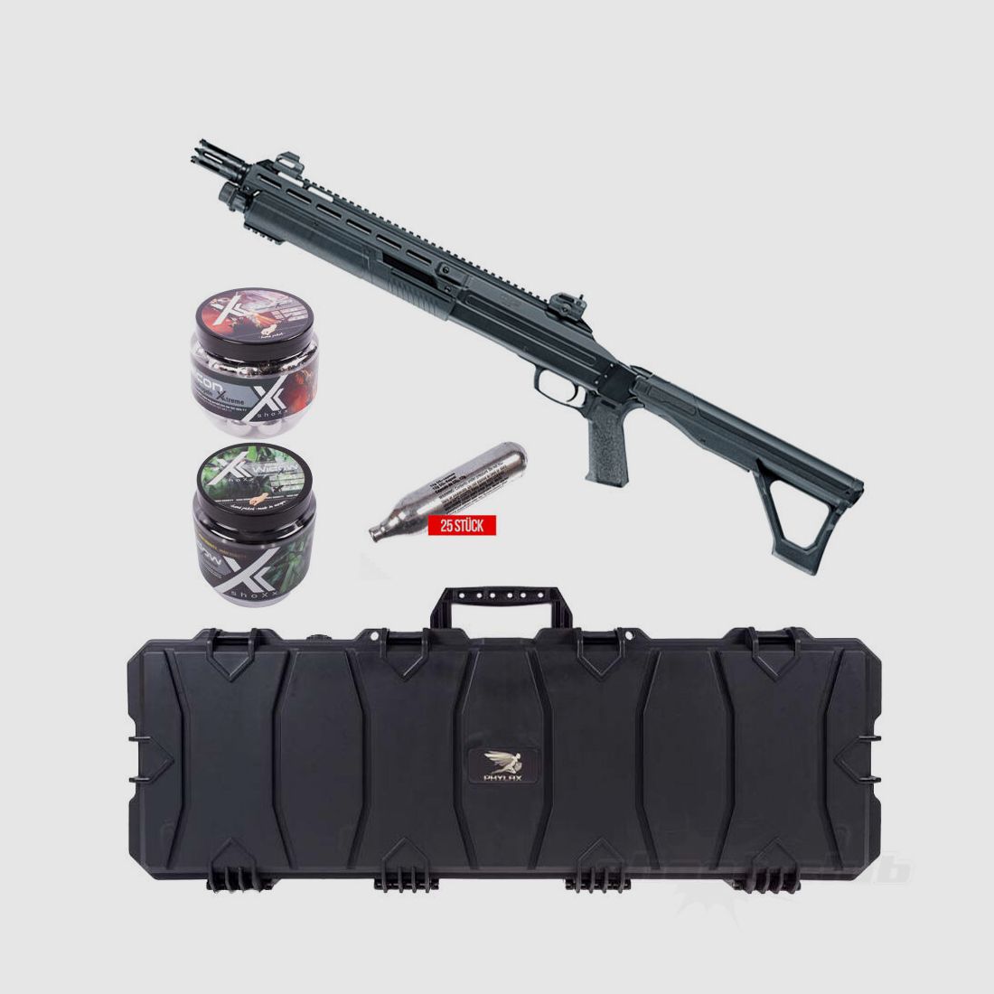 T4E	 T4E HDX Markierer .68 black Koffer Set mit shoXx Munition